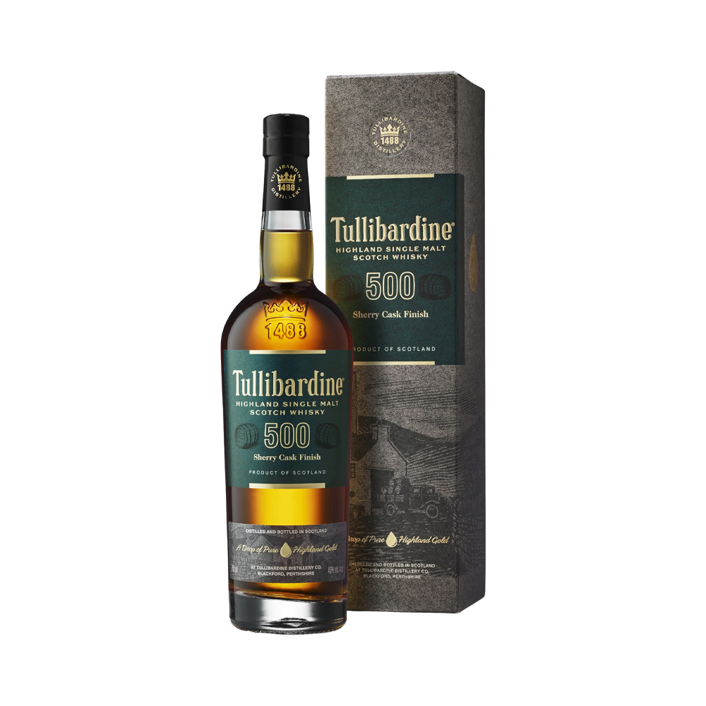 TULLIBARDINE 500 SHERRY CASK SINGLE MALT WHISKY